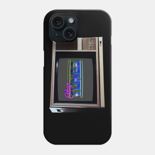 TV SET / STAY TUNED #5 (GLITCHED) Phone Case