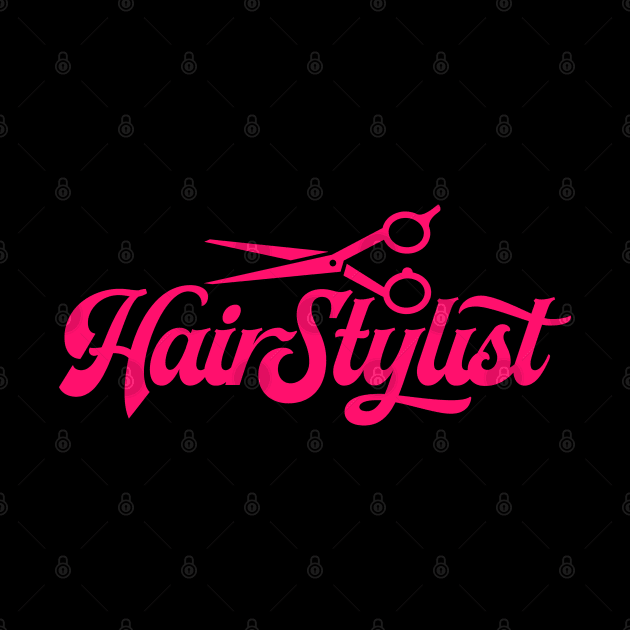 Awesome Womens Hairdresser Gift Salon Hairstylist Print by Linco