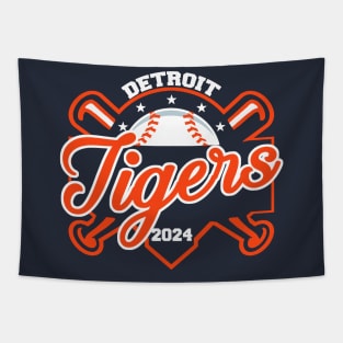 Tigers Baseball Tapestry