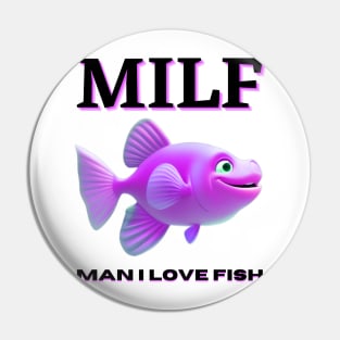 man i love fish Pin