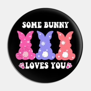 some bunny loves you easter Pin