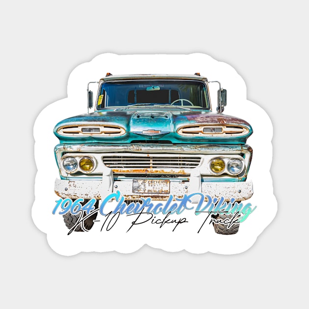 1964 Chevrolet Viking K-10 Pickup Truck Magnet by Gestalt Imagery