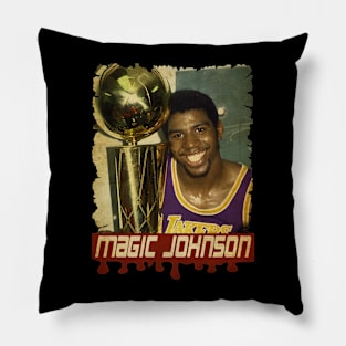 Magic Johnson Vintage Pillow