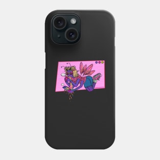 Ghosted on the fly - Pink Phone Case