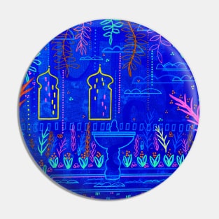 Midnight Garden Pin