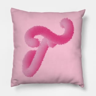 T Pink Animal Initials Pillow