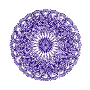 Mandala (dark indigo) T-Shirt