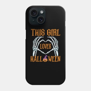 This girl loves Halloween Phone Case