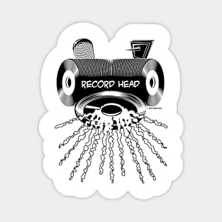 Record Head Vinyl Collector Magnet