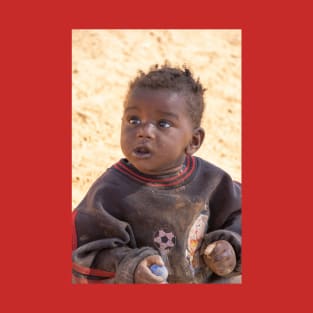 Namibia. Himba Tribe. Portrait of a Toddler. T-Shirt