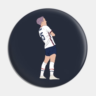 Megan Rapinoe USA Penalty Shootout Stance Tokyo Pin