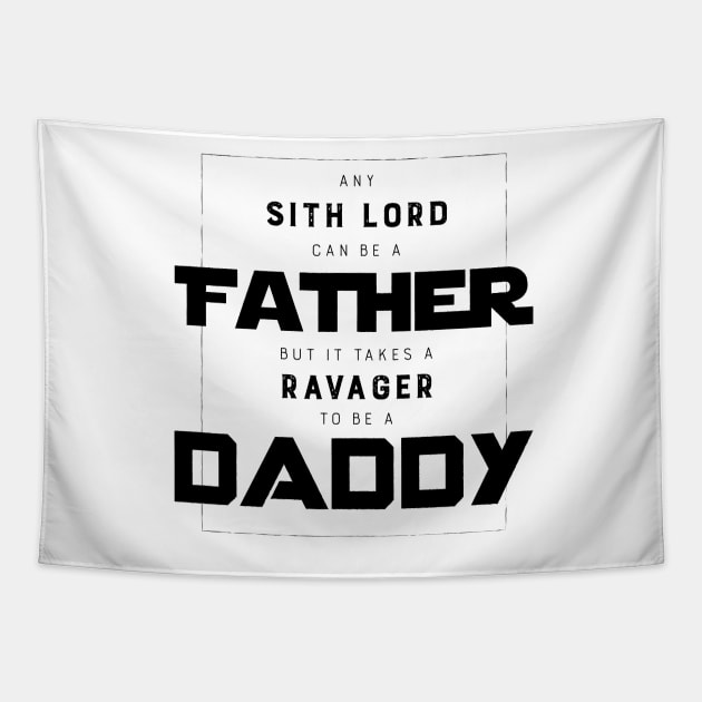 Father vs Daddy Tapestry by Vicener