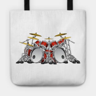 10 Piece Drum Set Cartoon Tote