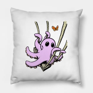 Happy Swinging Octopus Pillow