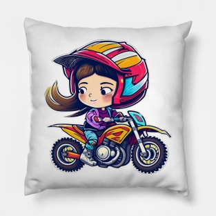 motocross mom Pillow