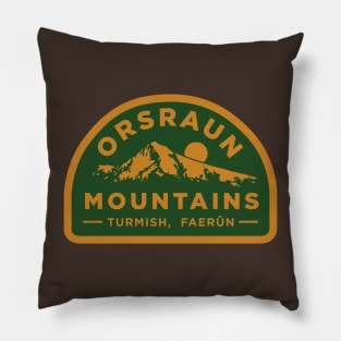 Orsraun Mountains Pillow