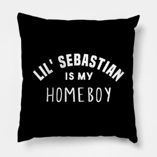 Lil Sebastian is my homeboy black shirt Pillow