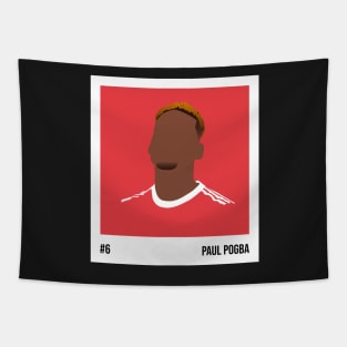 Paul Pogba Minimalistic Camera Film Tapestry