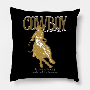 cowboy-carter-retro Pillow