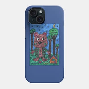 Cute Bear in the Forest Phone Case