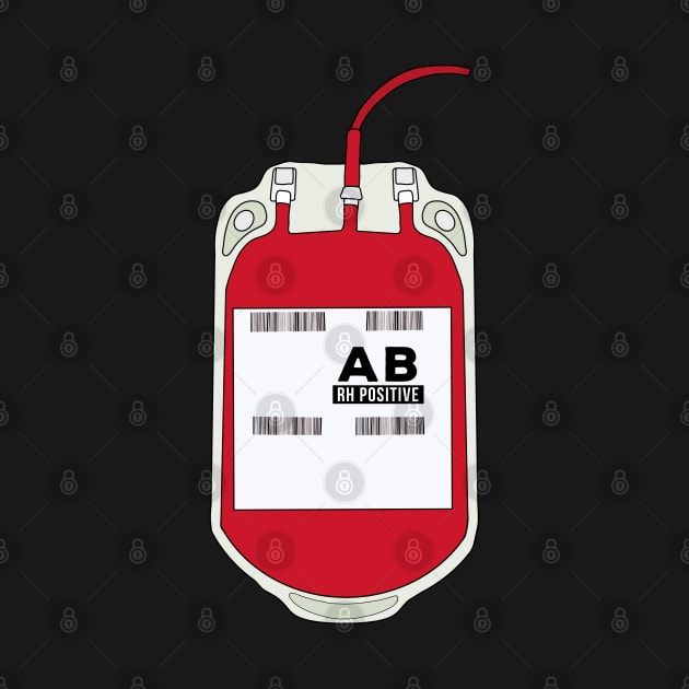 AB Positive Blood Bag by DiegoCarvalho