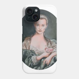 Girl in the Fireplace Phone Case