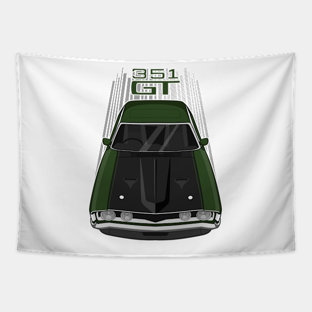 Ford Falcon XA GT 351 - Jewel Green and Black Tapestry by V8social