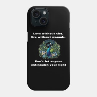 "Abraza la Libertad Emocional: Mensajes de Empoderamiento para Superar Rupturas con Estilo" 💖 Phone Case