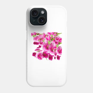 pink flowers aplenty Phone Case