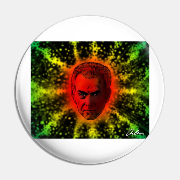 Jack Kirby Portrait Pin by ArlenSchumer