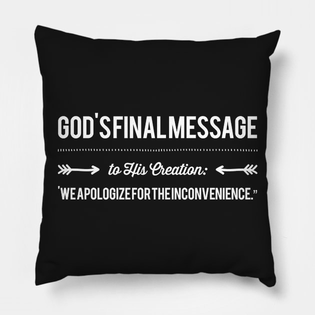 Inconvenience (Two) Pillow by cipollakate