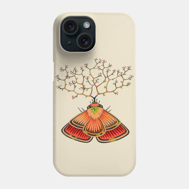 tree moth Phone Case by federicocortese