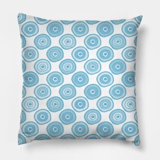 Underwater pattern #12 blue Pillow