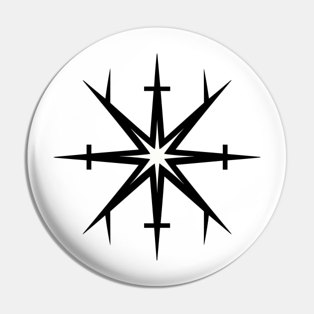 Asterisk Pin by Shop-now-4-U 