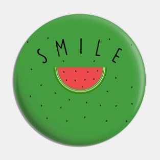 Smile Melon Pin