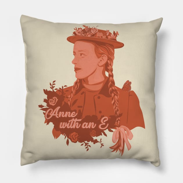 Anne with an E Pillow by Ddalyrincon