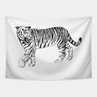 Tiger image Tapestry