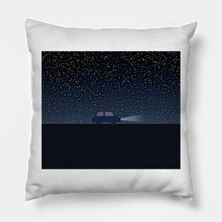 Late night drive Pillow