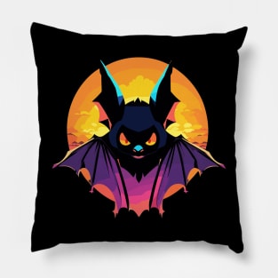 Bat Silhoutte Pillow