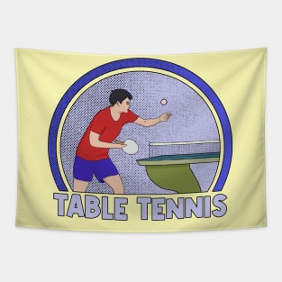 Table Tennis Tapestry