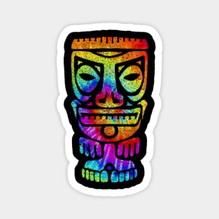 Tie Dye Tiki Idol Magnet