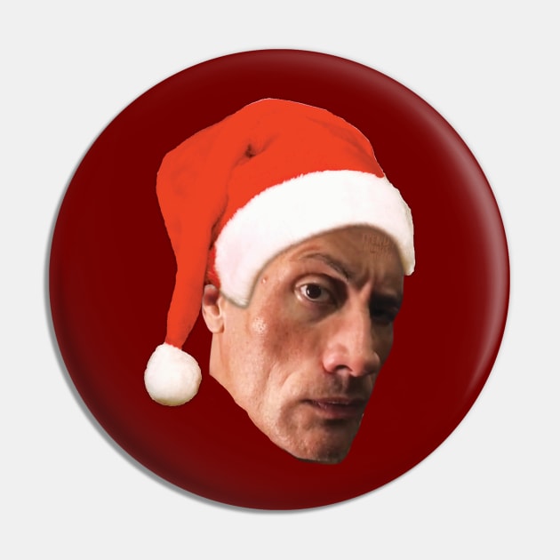 The rock eyebrow raise Sus Christmas meme - The Rock Eyebrow Raise Sus Meme  - Sticker