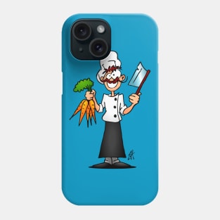 The vegetarian chef Phone Case