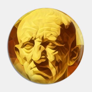 Cato the Elder Golden Portrait | Cato the Elder Artwork 9 Pin