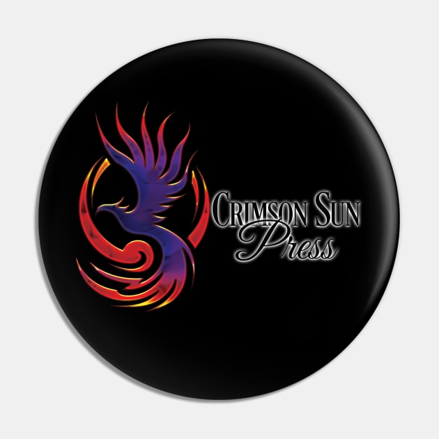 Crimson Sun Press Logo Shirt Pin by KimbraSwain