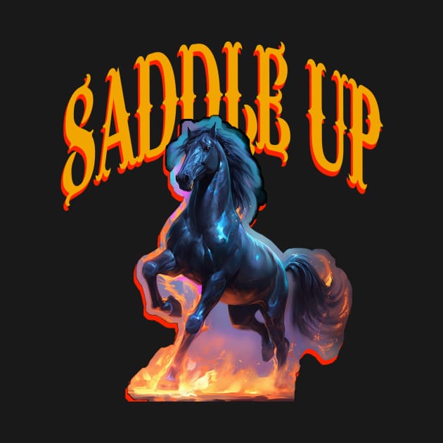 Saddle Up by Blackhearttees