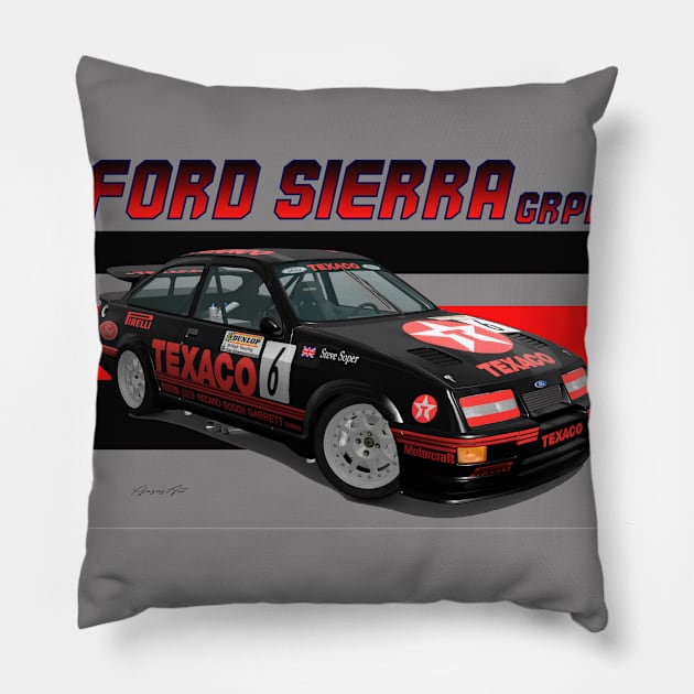 GrA Ford Sierra RS Cosworth Pillow by PjesusArt