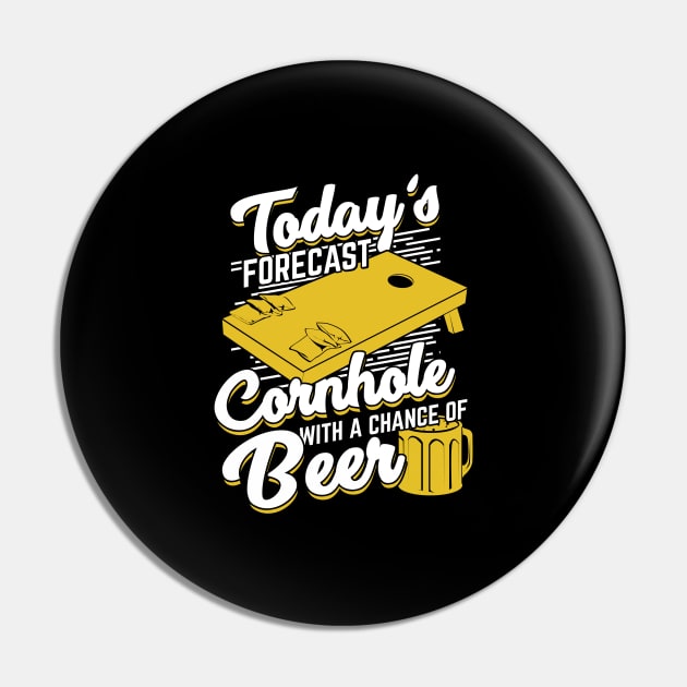 Funny Cornhole Player Gift Pin by Dolde08