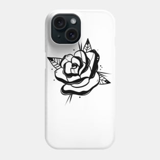 Black rose Phone Case