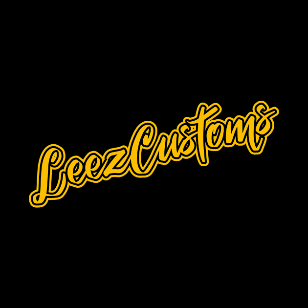 Leezcustoms special design by Typography Dose